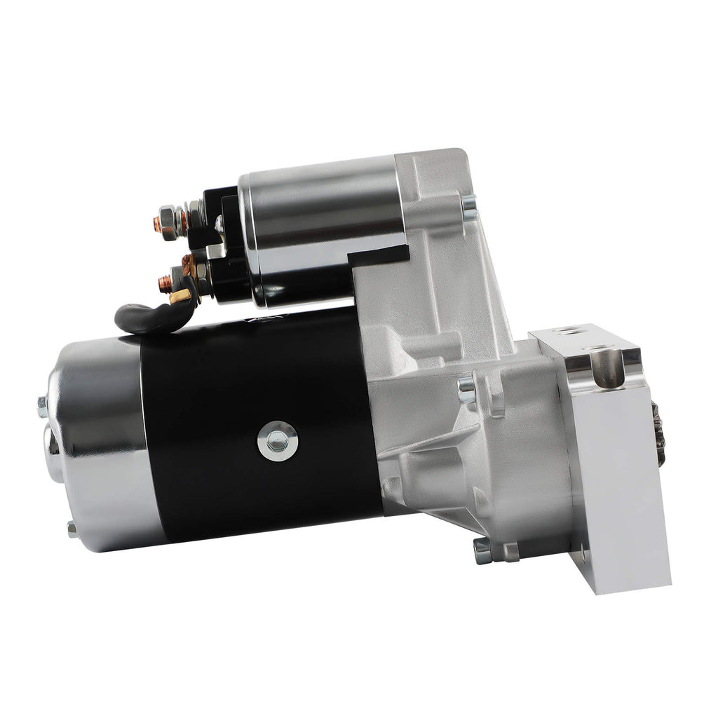 BLACK For SBC compatible for Chevy compatible for Mini Starter High Torque 3HP 153 168 Tooth 350 400 New