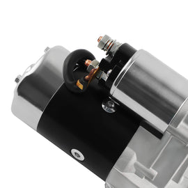 BLACK For SBC compatible for Chevy compatible for Mini Starter High Torque 3HP 153 168 Tooth 350 400 New