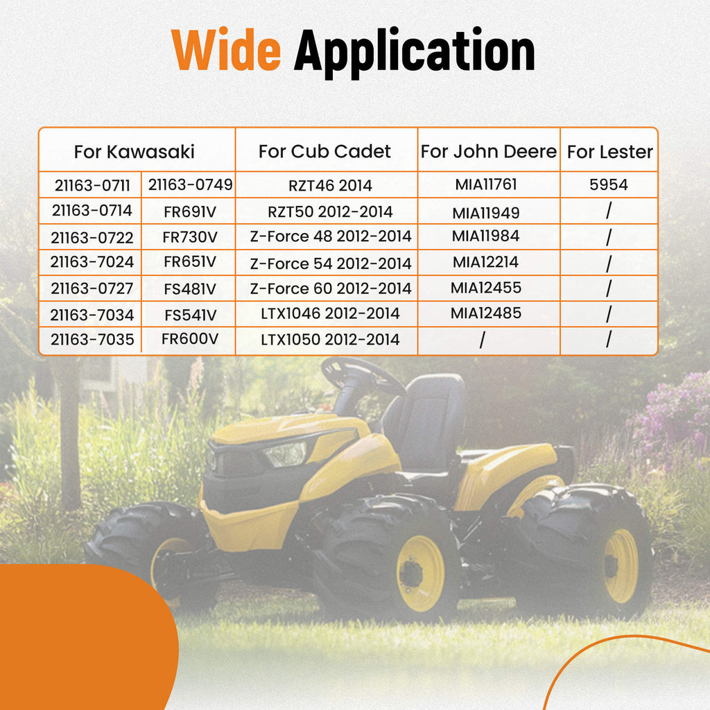 Starter motor compatible for Kawasaki FR651V FR691V FS481V compatible for Cub Cadet Zero-Turn Lawn Mower