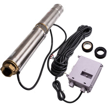 Laad de afbeelding in de galerijviewer, 3 inch 0.5HP 3800L/H 370W Deep Well Pump Stainless Steel Submersible Borehole Pump