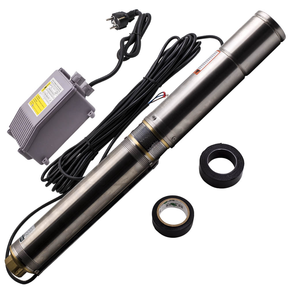 35°C 4” 0.75HP Borehole Deep Well Submersible Water Pump 4000L/H 4inch/ 102 mm