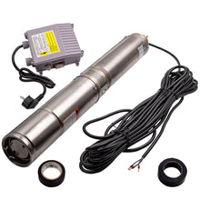 Laad de afbeelding in de galerijviewer, Well Submersible pump-6,000 L/h-370 W-Stainless Steel 230 V/50 Hz 20m Length