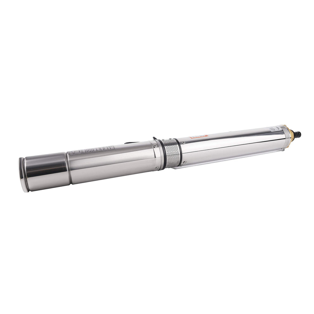35 °C 4 inch 1100W 6600 L/H Brushless Submersible Pump 102m + 20m Cable