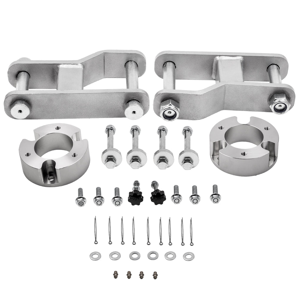 Ophanging lift Kit geschikt voor Nissan Navara D40 Voor Coil Strut Spacers + Shackles