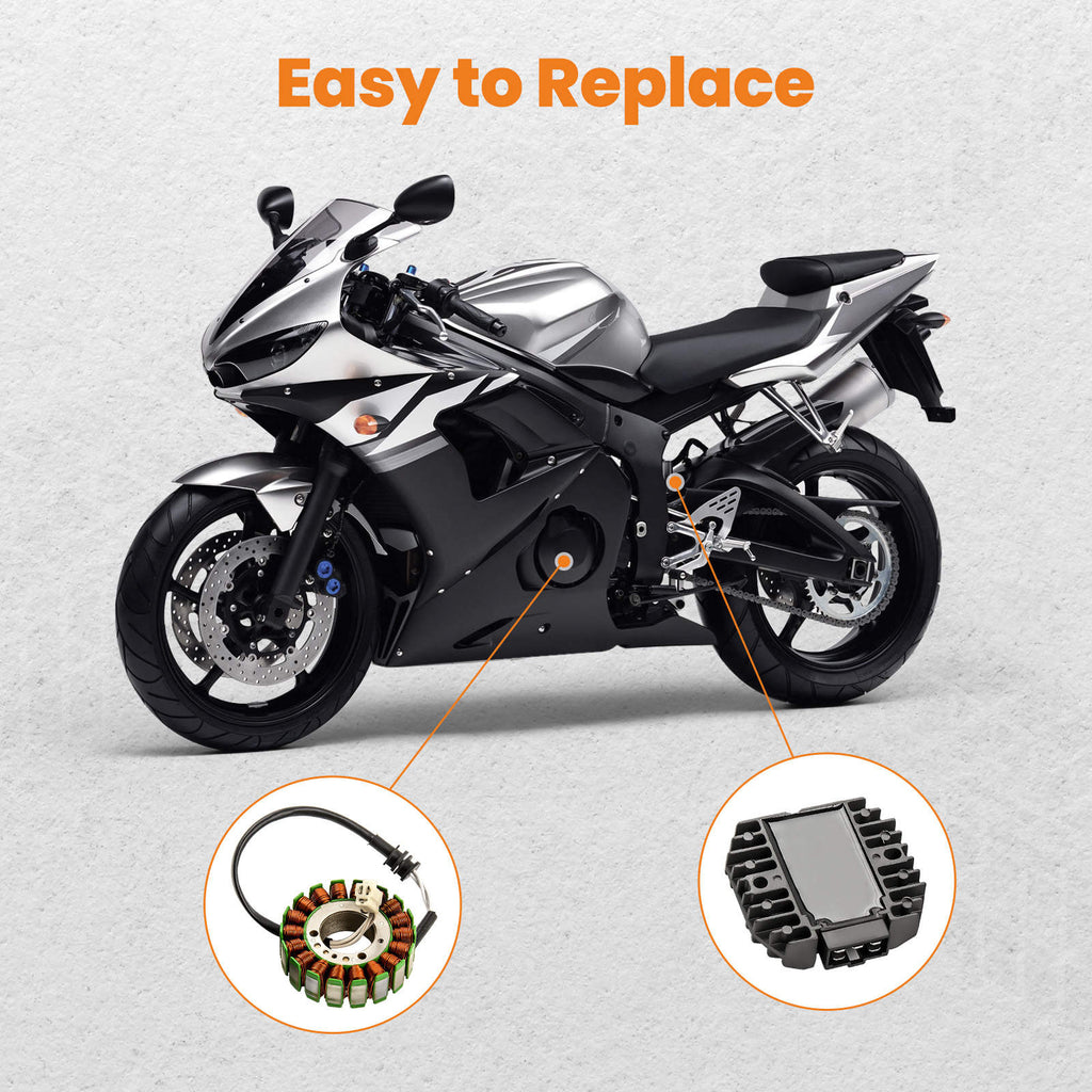 StatorRegulator Rectifier compatible for Yamaha R6 YZF-R6 1999 2000 2001 2002