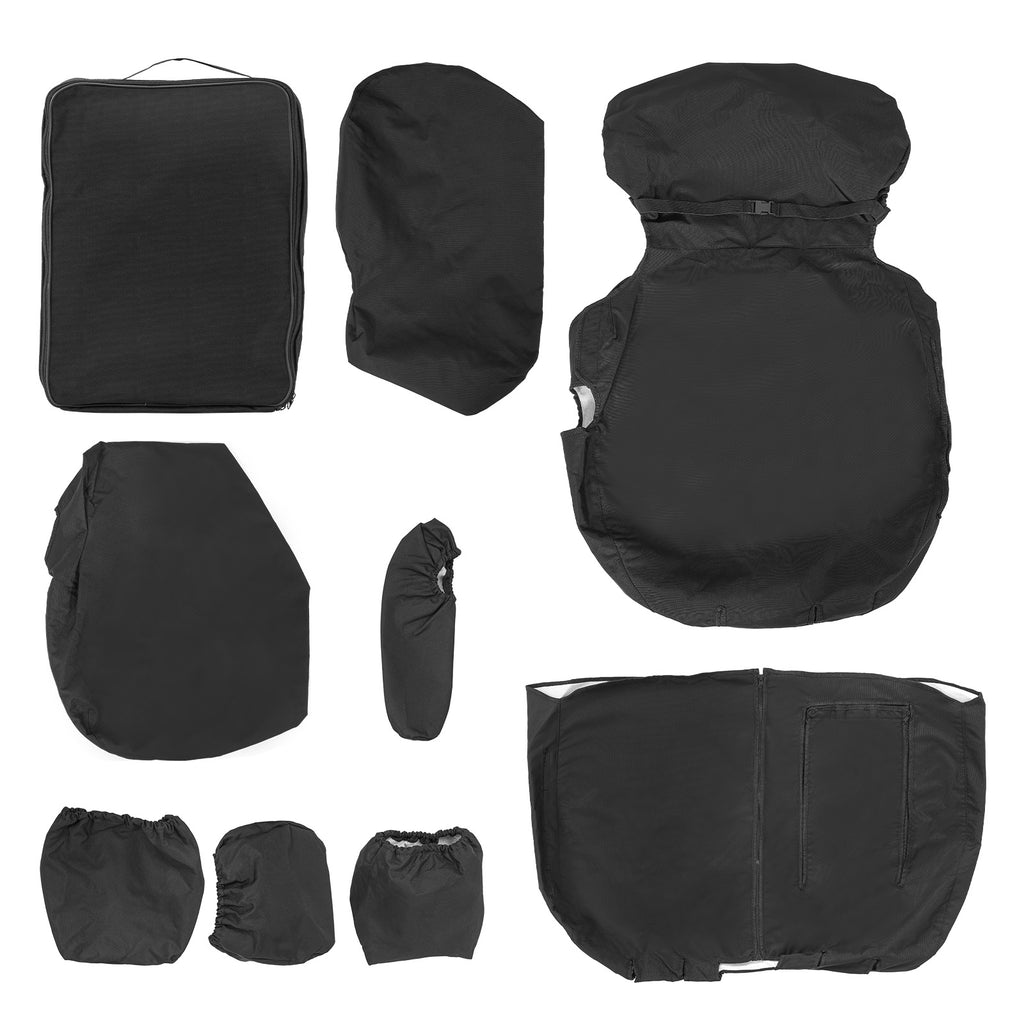 Black Voor geschikt voor Seat Cover geschikt voor Ford Transit 2013-2023 Heavy Duty 600 Denier