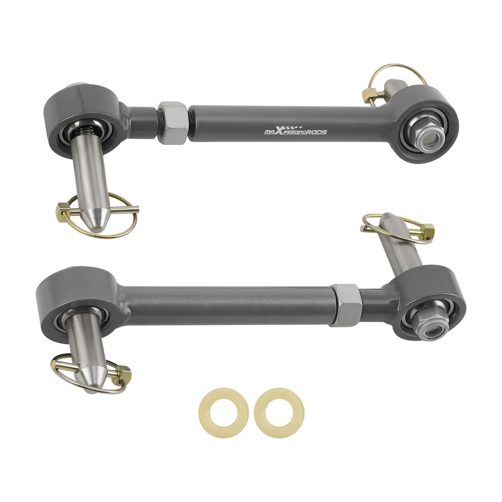 Front Sway Bar Links Disconnects 2.5-6 lift for 2007 2008-2018 compatible for Jeep Wrangler JK