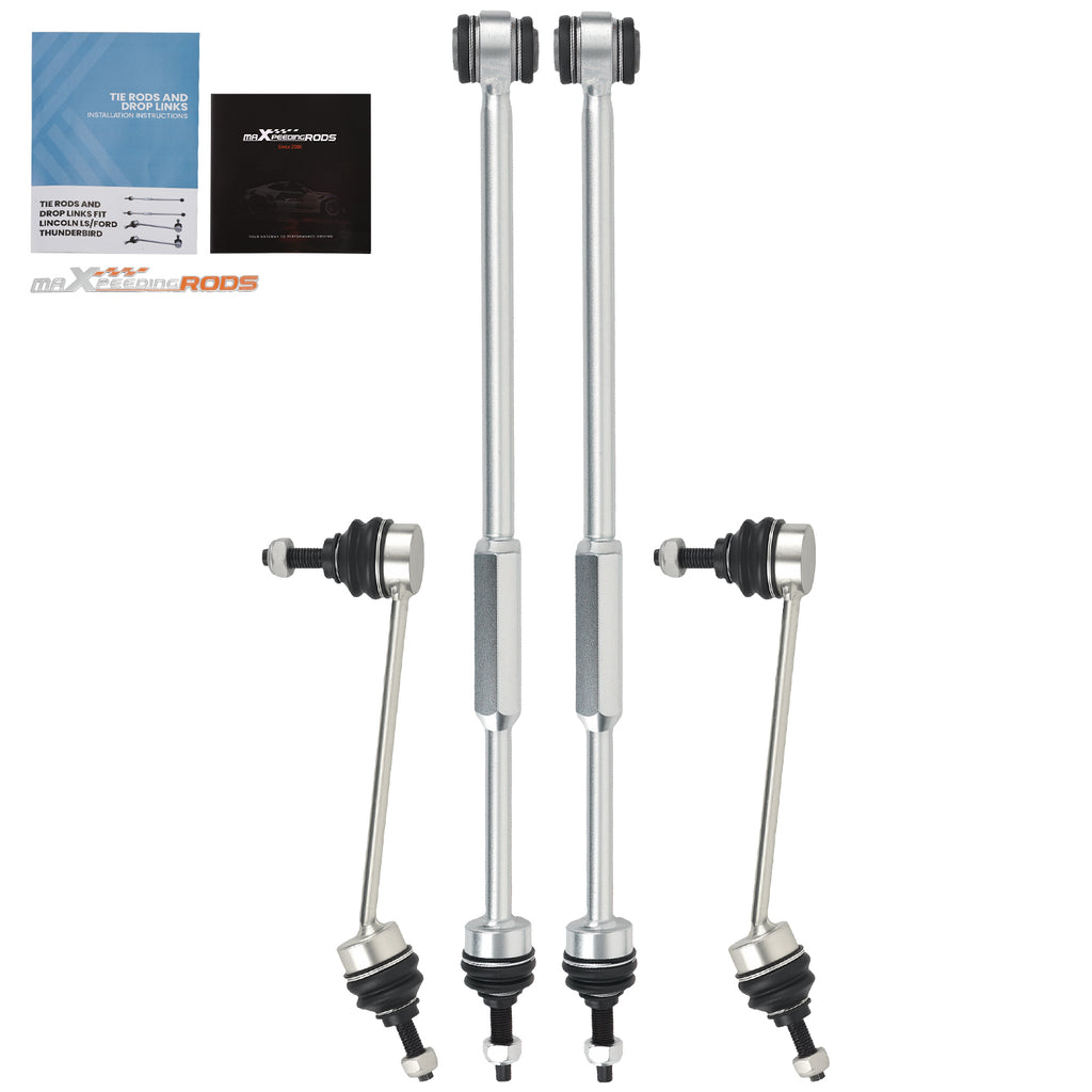 geschikt voor Lincoln LS 2000-2006 Achter Torque Tie Rod Ends Sway Bar End Links Links Rechts