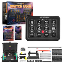 Laad de afbeelding in de galerijviewer, 12-Gang RGB APP LED Switch Panel Control Box voor Car Marine Boat RV 12V-24V