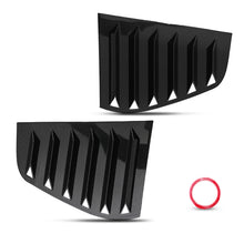 Laad de afbeelding in de galerijviewer, ABS Carbon Fibre Side Window Louvers geschikt voor VW Golf MK6 GTR R GTD 2008-2012