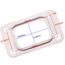 Laad de afbeelding in de galerijviewer, 4 Turbo bolts flange manifold inlet geschikt voor exhaust turbine gasket T3 T3T4 voor GT35 T04E