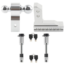Laad de afbeelding in de galerijviewer, 6 Adjustable Trailer Drop Hitch Attelage de remorque Kit for 2 or 2-5/16