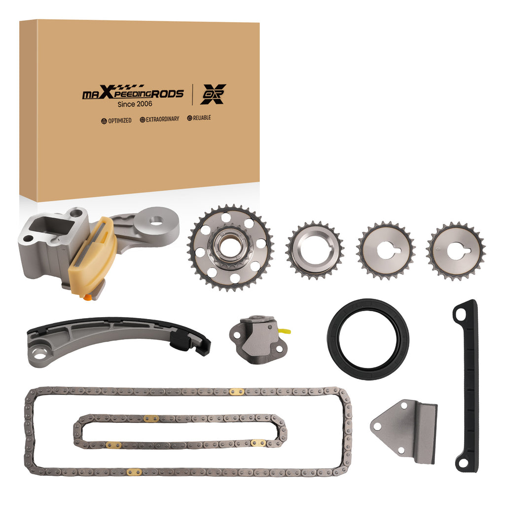 Timing Chain Set w/ Guide Rail Gears geschikt voor Chevrolet Tracker 2.0L99-04 9-4199S