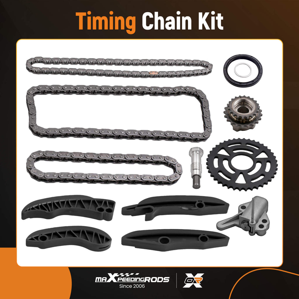 Compatible for Bmw n47d20a n47d20b n47d20c n47c20a n47 Upper Lower Rails Timing Chain Kit