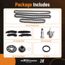 Laad de afbeelding in de galerijviewer, Compatible for Bmw n47d20a n47d20b n47d20c n47c20a n47 Upper Lower Rails Timing Chain Kit