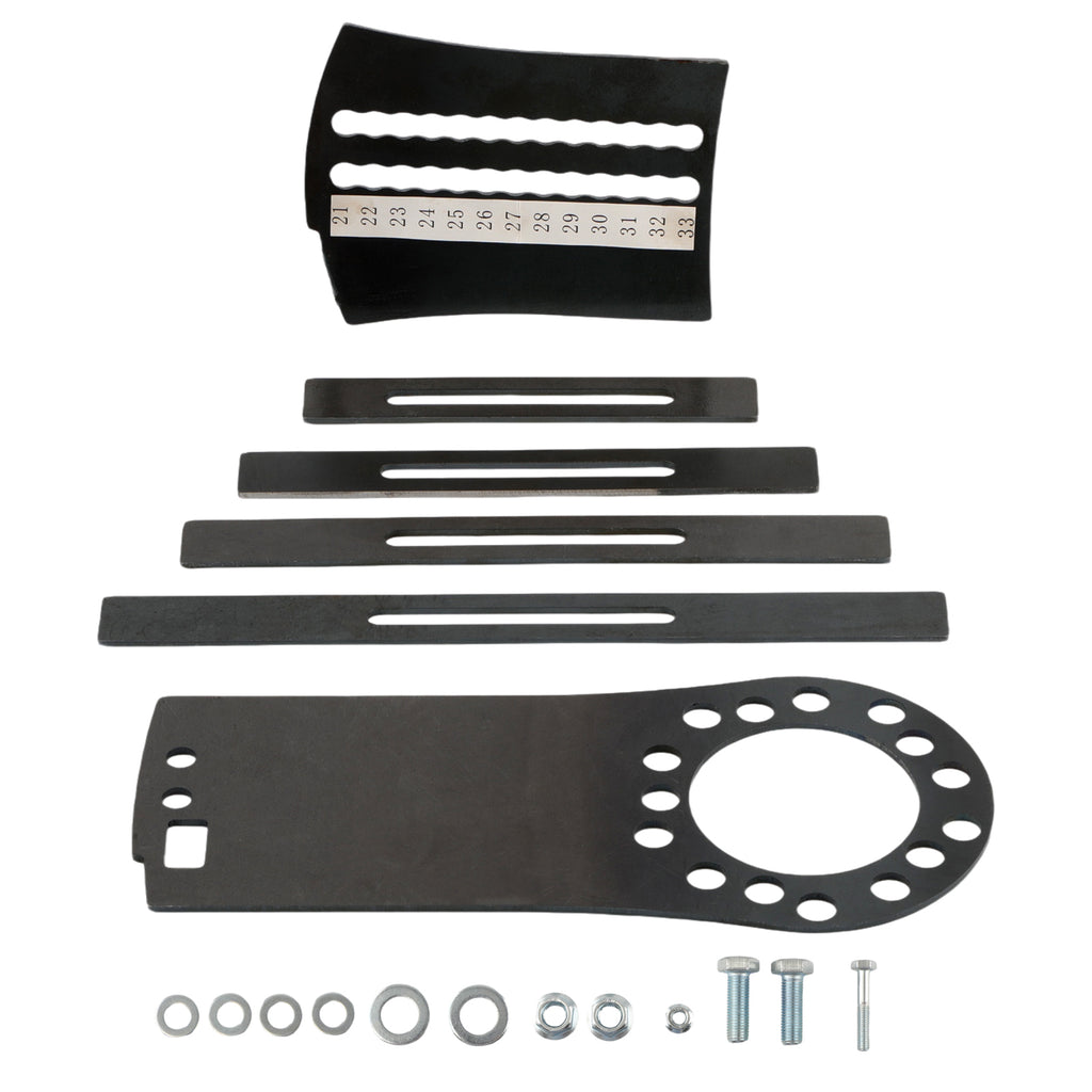 5 Lug Wheel Tire Combination Measuring Fitment Tool Gauge voor 5x5 hubs