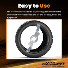 Laad de afbeelding in de galerijviewer, Wheel Fitment Testing Tool Tire Size Fit Test Measuring Mockup 5-Lug Pattern