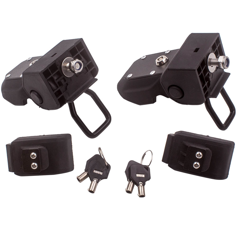 Pair Voor Hood Latch Locking Catch met Key geschikt voor Wrangler JL JLU 2018 2019