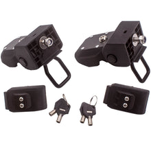Laad de afbeelding in de galerijviewer, Pair Voor Hood Latch Locking Catch met Key geschikt voor Wrangler JL JLU 2018 2019