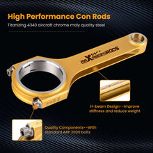 Laad de afbeelding in de galerijviewer, Compatible for Opel Calibra 2.0L C20xe C20LET 4340 Connecting Rods Conrods