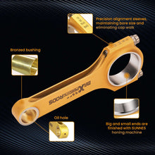 Laad de afbeelding in de galerijviewer, Compatible for Opel Calibra 2.0L C20xe C20LET 4340 Connecting Rods Conrods