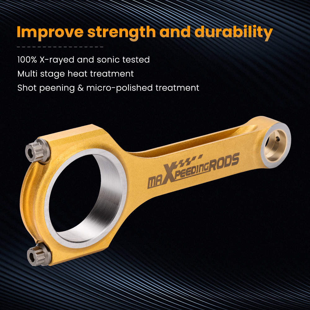 Compatible for Opel Calibra 2.0L C20xe C20LET 4340 Connecting Rods Conrods