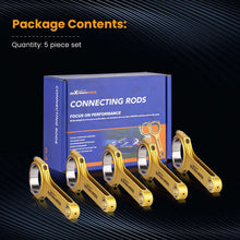 Load image into Gallery viewer, Compatible for Volvo 850 C70 T5 2.3L B5234T Conrods W/ARP 2000 Bolts H-Beam Connecting Rod