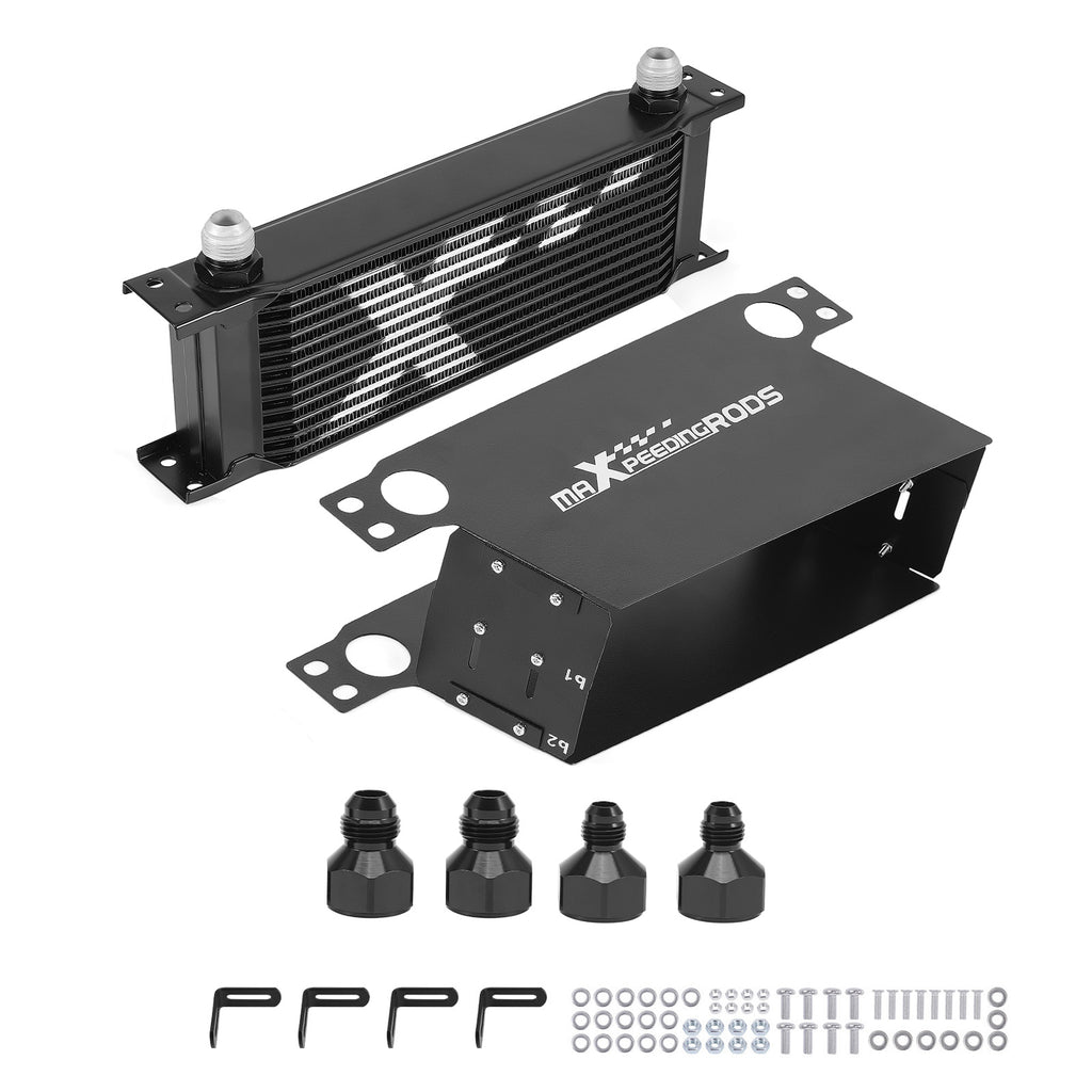 Enfriador Aceite Transmision 13 Filas for Coche Universal Aluminio AN-10 Kit