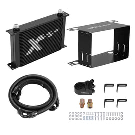 25 Row AN10 Universal Oliekoeler Kit met Thermostaat Aluminium