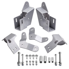 Laad de afbeelding in de galerijviewer, Adjustable Front Track Bar + Control Arm Brackets compatible for Jeep Cherokee XJ 1984-2001