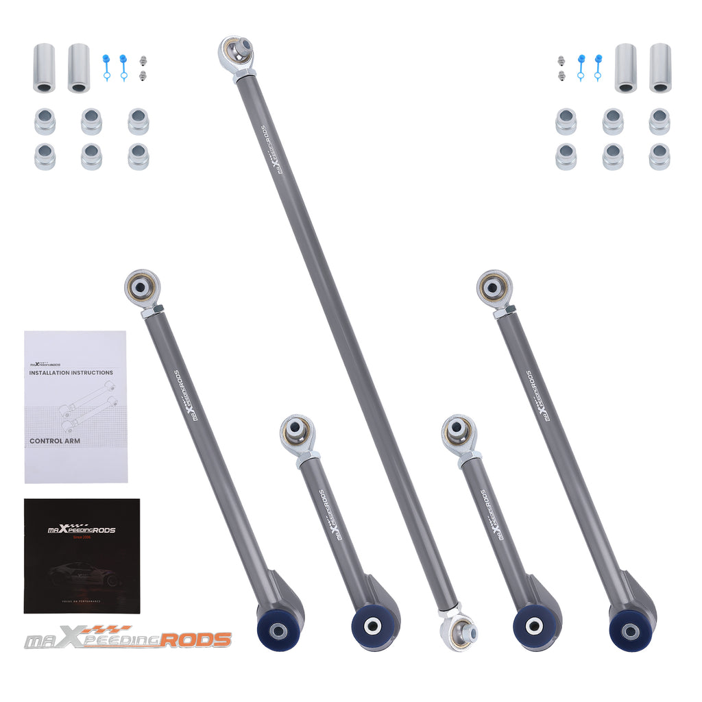 ADI 5 Pcs Achter Control Arms Track Bar geschikt voor Toyota 4-Runner 1996-2002 2WD 4WD Ophanging arms