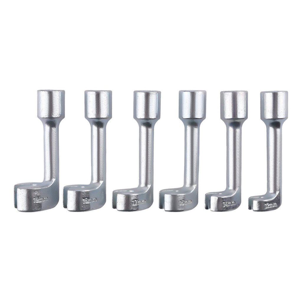 1/2 Drive Diesel Injector Line Socket Wrench Set compatible for BMW Audi 12-19mm 42CrMo 6x