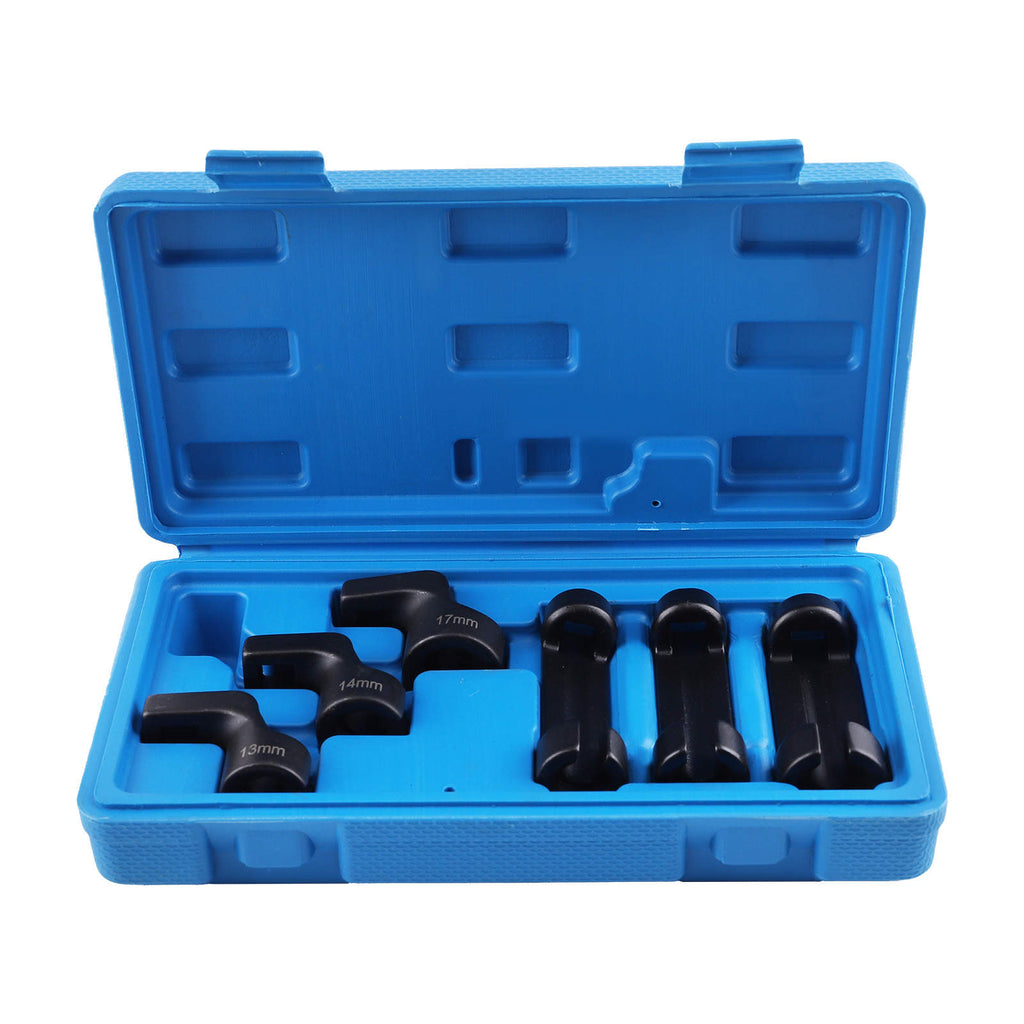 6pc Exhaust Gas Temperature EGT DPF Sensor Socket Tool Set 13/14/17mm Kit
