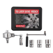 Laad de afbeelding in de galerijviewer, 1/2in Drive Heavy Duty Torque Multiplier Lugnut Tool 17/19/21mm 3 Socket