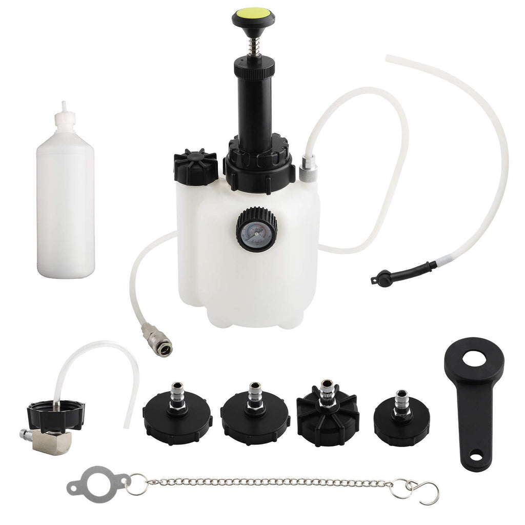 3L Manual Brake Clutch Bleedung System Fluid Bleed Tool Bleeder KitAdapter