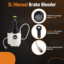 Laad de afbeelding in de galerijviewer, 3L Manual Brake Clutch Bleedung System Fluid Bleed Tool Bleeder KitAdapter