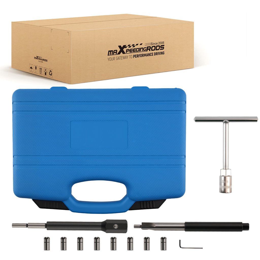 11pc Diesel Engine Carbon Cleaner Tool Kit voor Cars Injector geschikt voor Seat Cutter Set