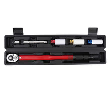 Laad de afbeelding in de galerijviewer, 1/2 30-210Nm Torque Wrench Set with Chrome Sockets for Vehicle Wheels 17, 19, and 21mm