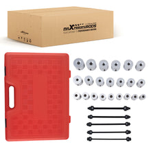 Laad de afbeelding in de galerijviewer, 22pc Workshop Press Tool Set voor Bearing Bush 34-80mm Sleeve Kit met Spindles