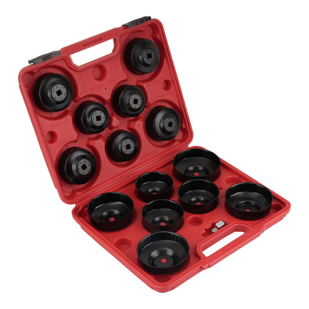 16pc Engine Oil Filter Socket Set geschikt voor Honda Mitsubishi Isuzu 65-100mm