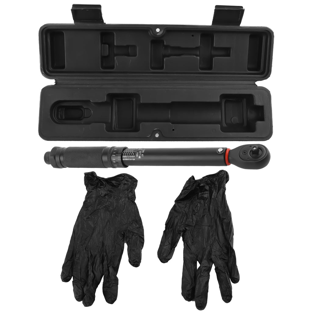 Dual Scale Torque Wrench 5-25Nm voor Auto Work 1/4 Drive CR-MO Steel Ratchet