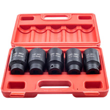 Laad de afbeelding in de galerijviewer, 6 Points Axle Hub Nut DEEP IMPACT Socket Set 1/2Dr Thin Wall Drive Shaft Socket
