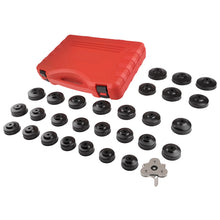 Laad de afbeelding in de galerijviewer, 30 Piece Oil Filter Socket Set voor Automotive Car Service Tool Kit w/ geschikt voor Case