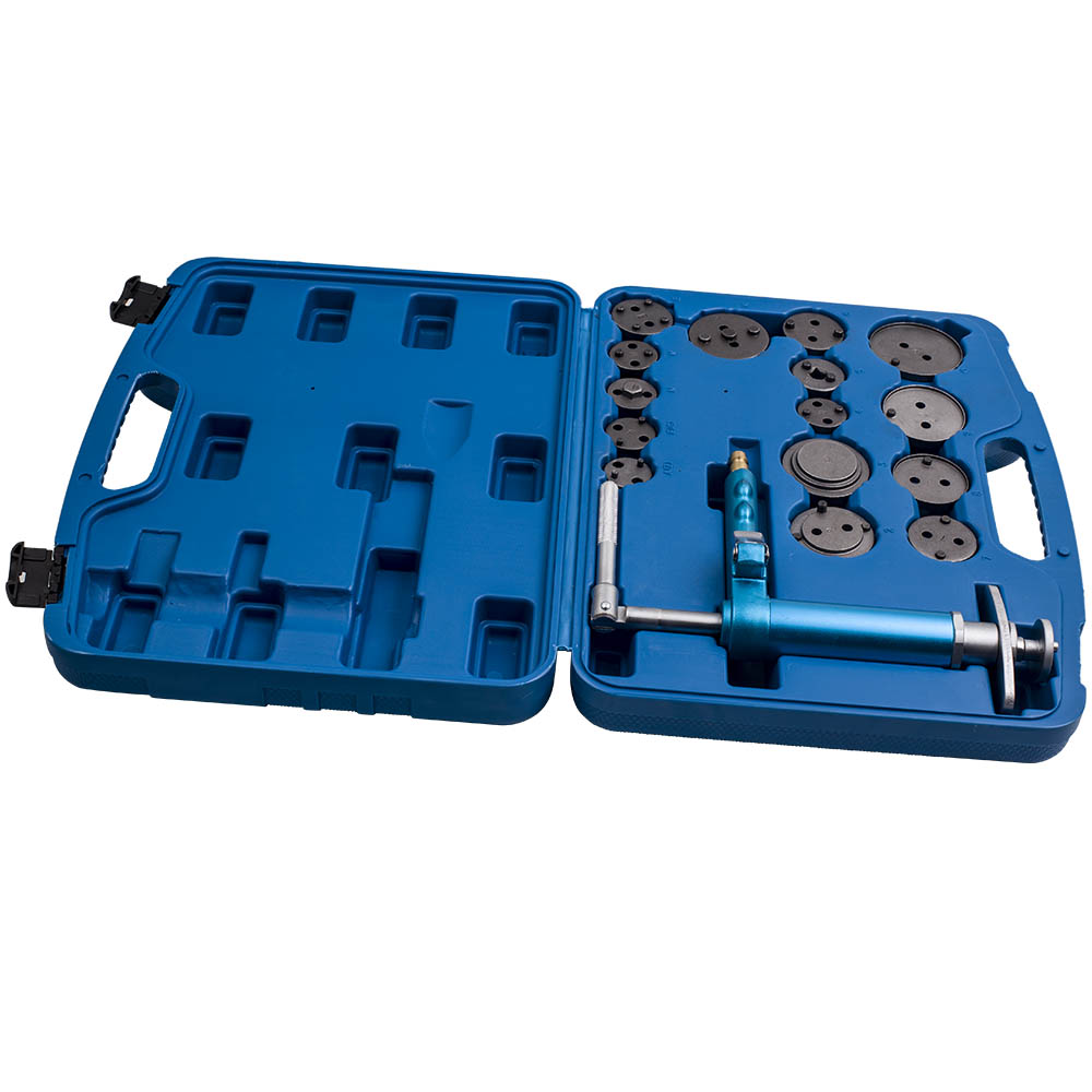 Air-assisted pneumatic remklauw piston rewind gereedschap set