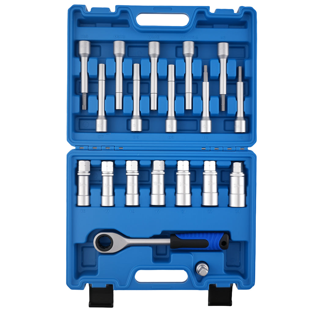 Shock Absorber Tool Kit 19x Ophanging Strut Nut Removal Top Mount Service 1/2