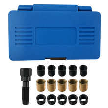 Laad de afbeelding in de galerijviewer, 16 Piece Engine Repair Tool Kit M14 M16 Spark Plug Thread Reamer Insert