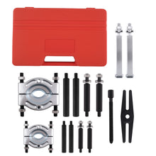 Laad de afbeelding in de galerijviewer, 9 Piece Bearing Puller Kit Wheel Hub Gear Removal Tool Set met Storage geschikt voor Case