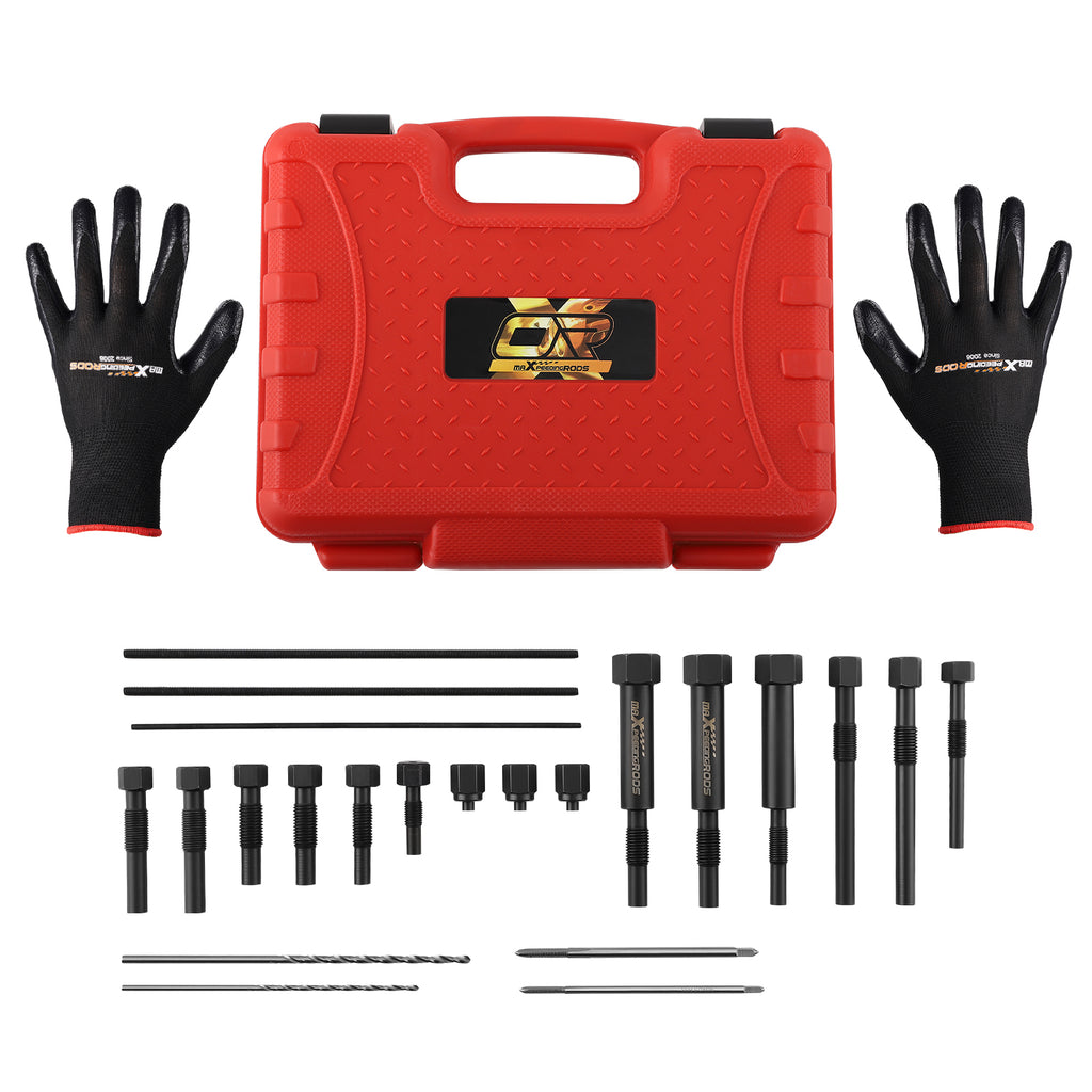 Glow Plug Electrodes Extract Removal Tool Kit M8 X 1.0 - M10 X 1.0 - M10 X 1.25