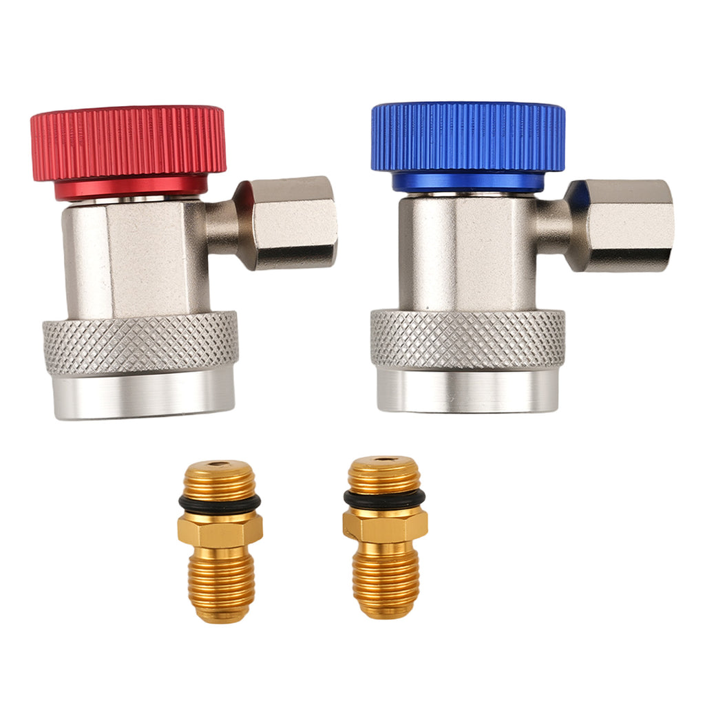 geschikt voor AC Quick Connect Adapter Set voor R134a System 1/4 SAE Male High Low Side Kit