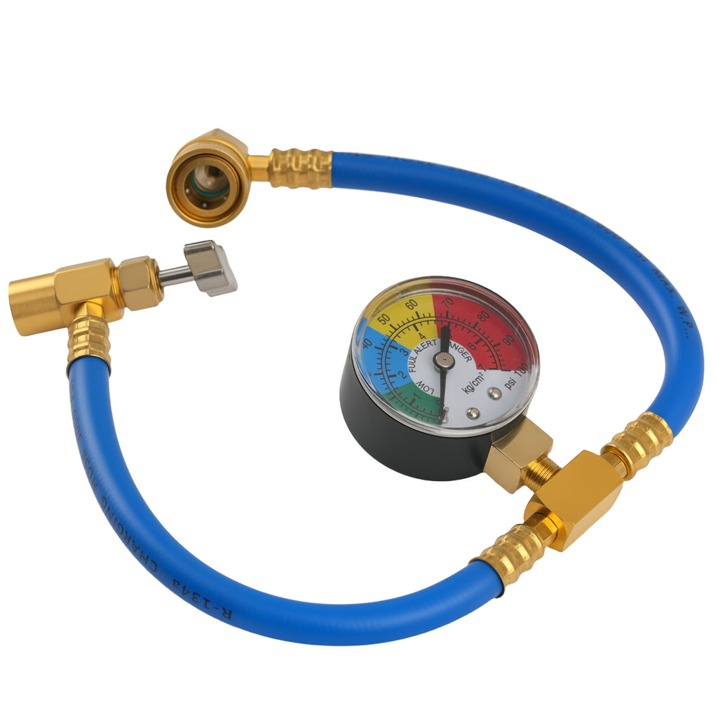480mm geschikt voor AC Charging Hose R134A met Safety System Pressure Reading 0-350PSI